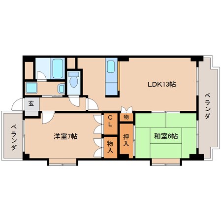 静岡駅 バス19分  柳新田下車：停歩4分 4階の物件間取画像